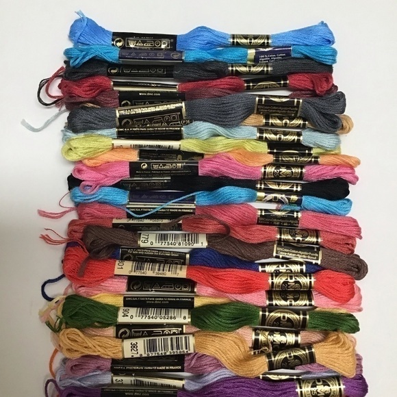 2 LEFT! Paris France DMC Embroidery Floss MIXED LOT 50 6-Ply 100% Cotton Skeins - Picture 2 of 12